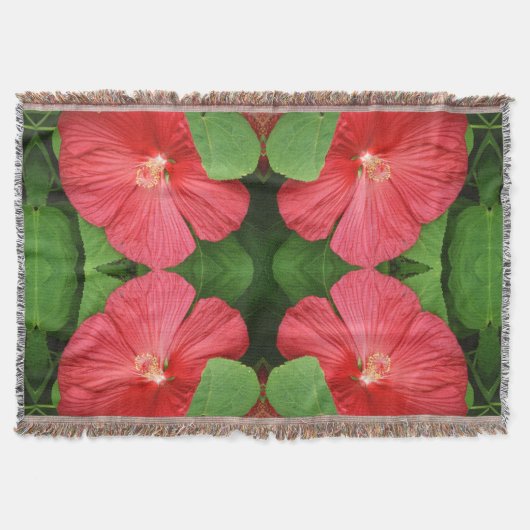 Couverture Hibiscus Flower Bright Magenta (Devant)
