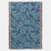 Couverture Hibiscus Pareau Hawaiian Floral Thon Blanket (devant Vertical)
