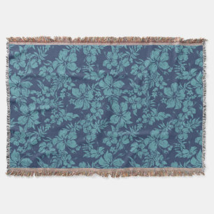 Couverture Hibiscus Pareau Hawaiian Floral Thon Blanket