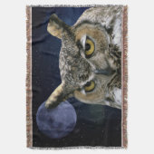 Couverture Hibou et lune bleue (devant Vertical)