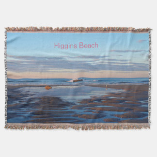 Couverture Higgins Beach Zen Morning Sunrise Ocean Tidal Pool