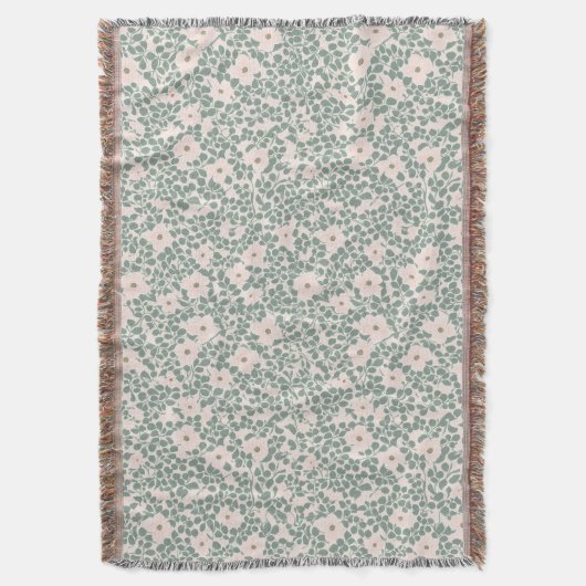 Couverture Hippie Boho Floral (devant Vertical)