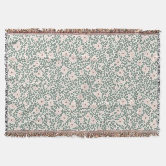 Couverture Hippie Boho Floral (Devant)