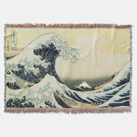 Couverture Hokusai Great Wave Lance Blanket (Devant)