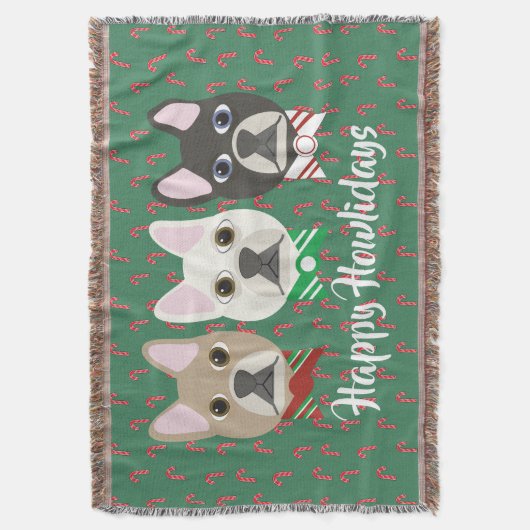 Couverture Holiday Pups Candy Cane (devant Vertical)