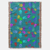 Couverture holiES - motif couleur mains 1 + votre backgr. (devant Vertical)