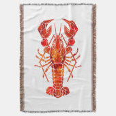 Couverture Homard polygonal rouge (devant Vertical)