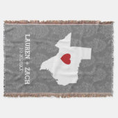 Couverture Home State Map Art - Mariage personnalisé Texas (Devant)
