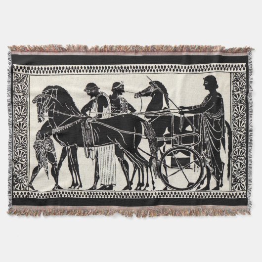 Couverture hommes et copie romains antiques de chevaux (Devant)