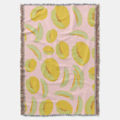 Couverture Honeydew Melons Motif de fruits (devant Vertical)