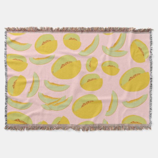 Couverture Honeydew Melons Motif de fruits (Devant)