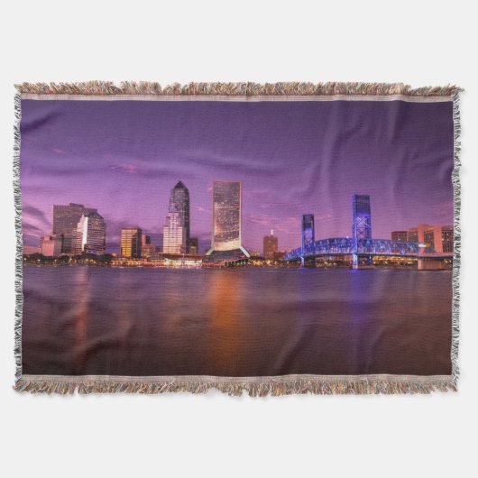 Couverture Horizon de Jacksonville la Floride la nuit (Devant)