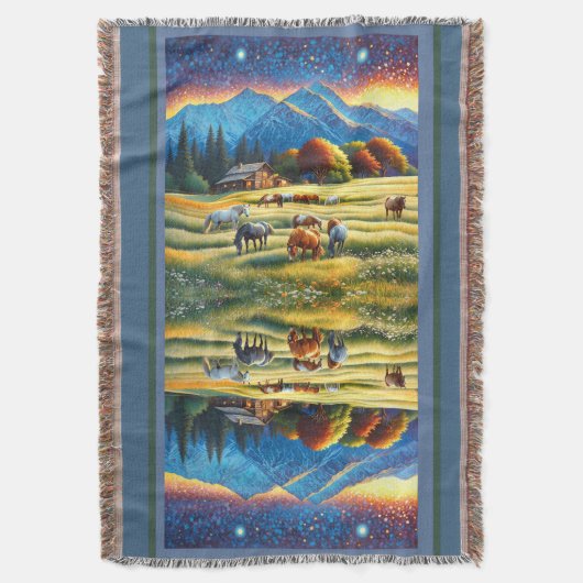 Couverture Horse on Farm Wildflower Meadow (devant Vertical)