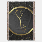 Couverture Horse Uffington en or métallique frappant (devant Vertical)