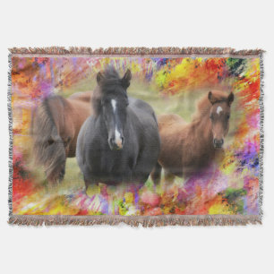 Couverture Horses Colorful