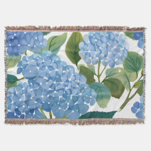 Couverture Hortensias bleus   Beau buisson floral