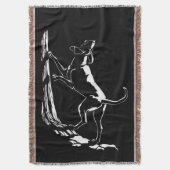 Couverture Hound Dog Blanket Chasse Chien Art Jeter Blanket (devant Vertical)