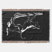 Couverture Hound Dog Blanket Chasse Chien Art Jeter Blanket (Devant)