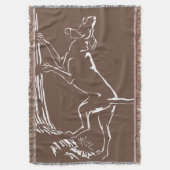 Couverture Hound Dog Blanket Chasse Chien Art Jeter Blanket (devant Vertical)