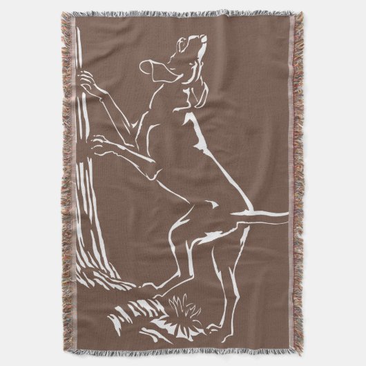 Couverture Hound Dog Blanket Chasse Chien Art Jeter Blanket (devant Vertical)