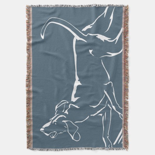 Couverture Hound Dog Blanket Chasse Chien Art Jeter Blanket (devant Vertical)
