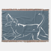 Couverture Hound Dog Blanket Chasse Chien Art Jeter Blanket (Devant)