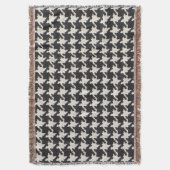 Couverture Houndstooth Black White Pattern (devant Vertical)