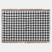Couverture Houndstooth BW Rpt Motif (Devant)