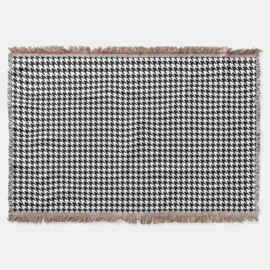 Couverture Houndstooth Noir & Blanc Classic Lot (Devant)