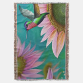 Couverture Hummingbird and Pink Sunflower (devant Vertical)