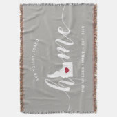 Couverture Idaho Home State Personnalisé (devant Vertical)