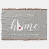 Couverture Idaho Home State Personnalisé (Devant)