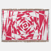 Couverture Illusion abstraite rouge blanc (Devant)