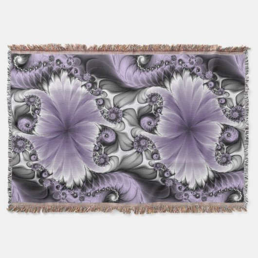 Couverture Illusion de lilas Art fractal floral abstrait Fant (Devant)