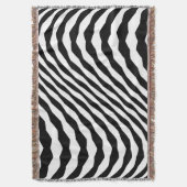 Couverture Illusion géométrique noir + votre couleur de choix (devant Vertical)