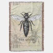 Couverture Illustration Antique d'Insecte de Bourdon Reine Ab (devant Vertical)