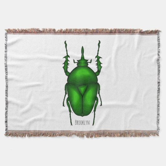 Couverture Illustration de bug Mecynorhina torquata (Devant)