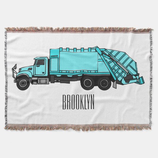 Couverture Illustration de camion à ordures (Devant)