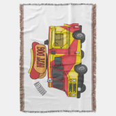 Couverture Illustration de camion de nourriture hot dog de de (devant Vertical)