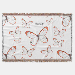 Couverture Illustration de cartoon de papillon à ailes de ver