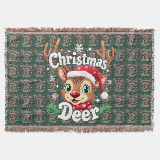 Couverture Illustration de cerf de Noël mignon (Devant)