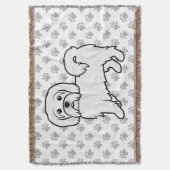 Couverture Illustration de chien de dessin animé mignon Coton (devant Vertical)