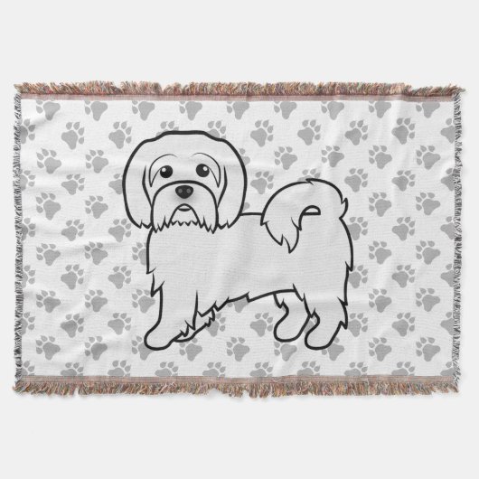 Couverture Illustration de chien de dessin animé mignon Coton (Devant)