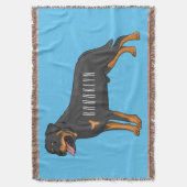 Couverture Illustration de chien Rottweiler (devant Vertical)