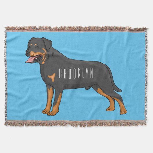 Couverture Illustration de chien Rottweiler (Devant)