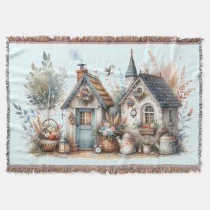 Couverture Illustration de Cottages Haven Floral Homes