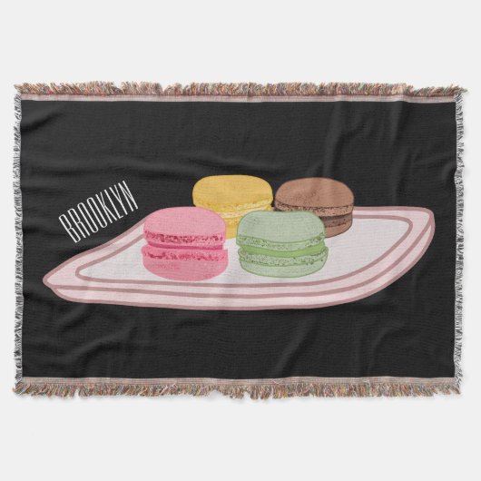 Couverture Illustration de dessin animé de macaron (Devant)