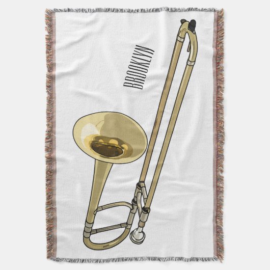 Couverture Illustration de dessin animé de Trombone (devant Vertical)