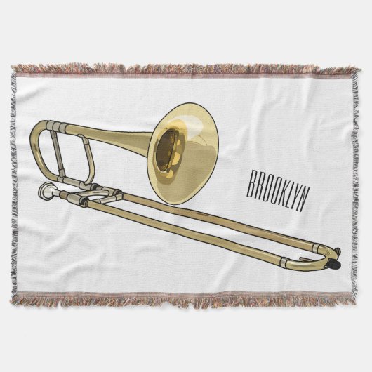 Couverture Illustration de dessin animé de Trombone (Devant)