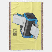 Couverture Illustration de dessin d'imprimante (devant Vertical)